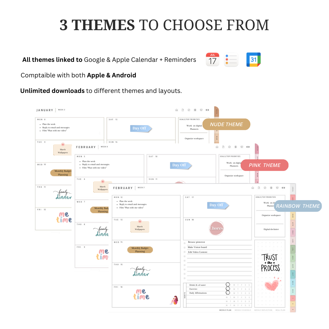 2024 Bloom's Digital Planner Bundle