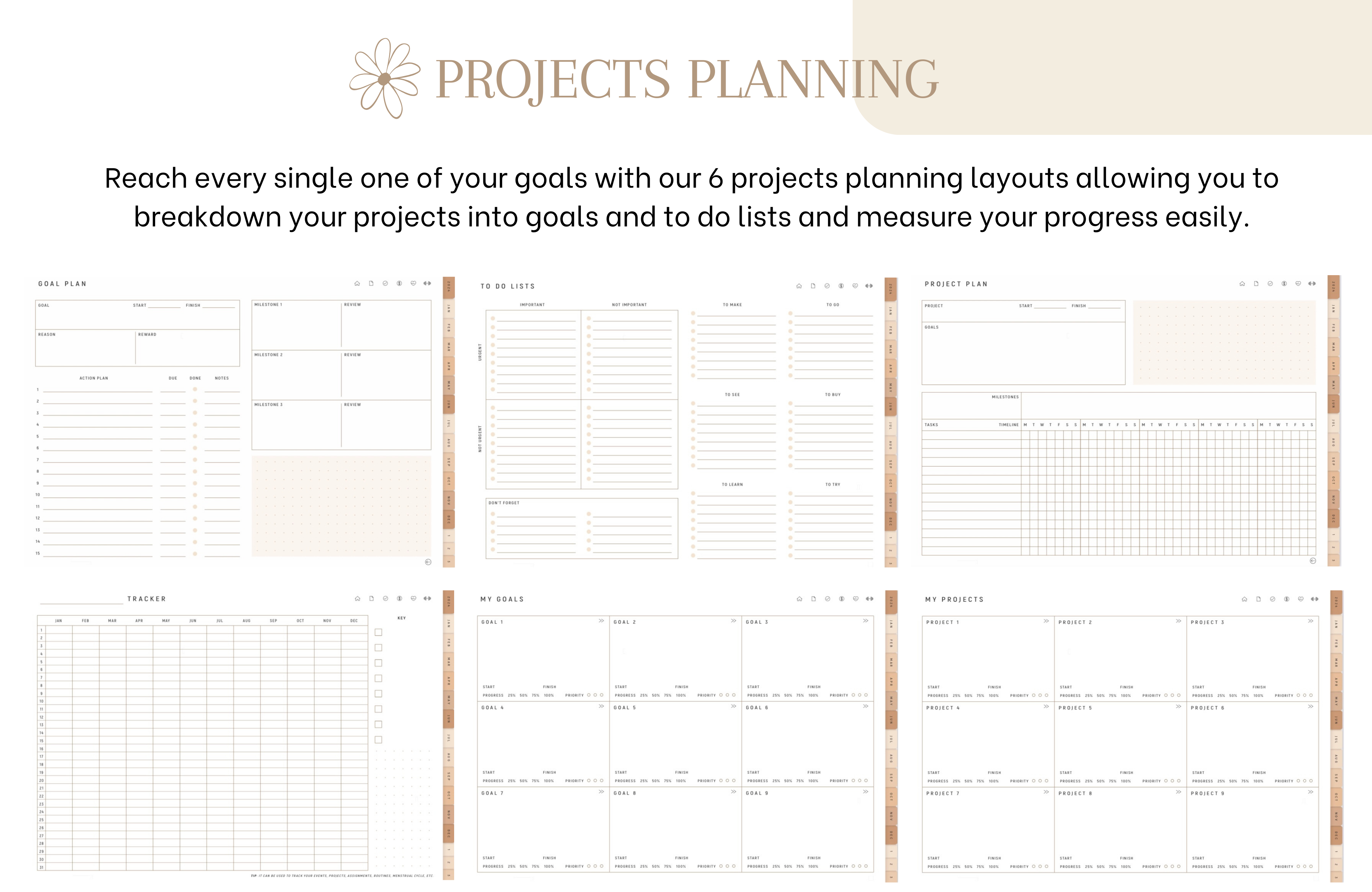 2024 Bloom's Digital Planner Bundle